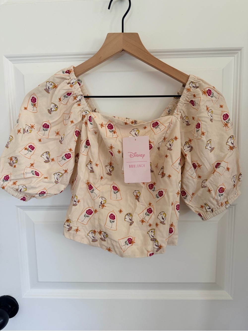 NWT Disney Beauty & the Beast Crop top XS